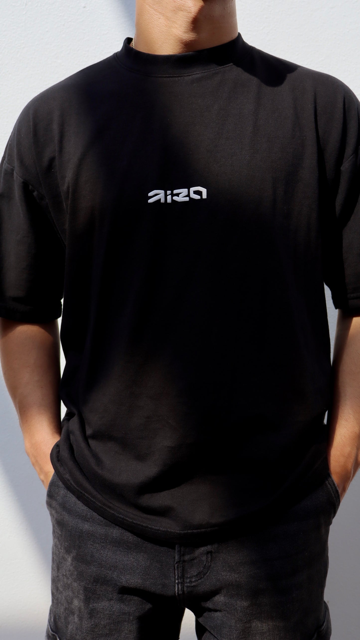 Paper Plane Tee - Jet Black