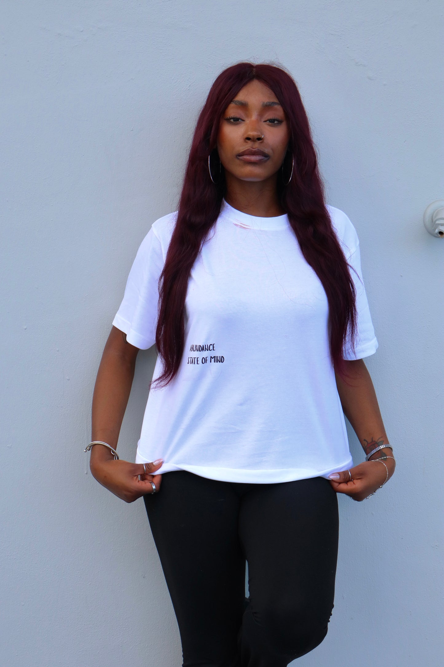 A.S.O.M. TEE- WHITE
