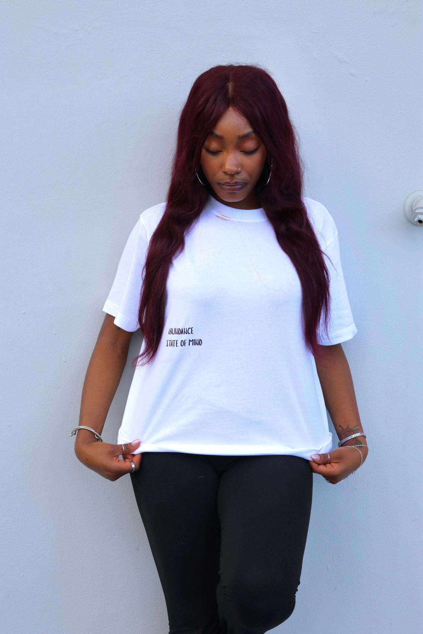 A.S.O.M. TEE- WHITE
